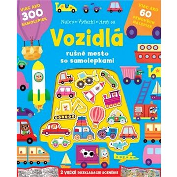 

Vozidlá rušné mesto so samolepkami
