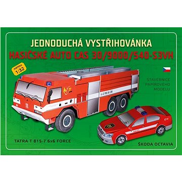 

Jednoduchá vystřihovánka hasičské auto: CAS 30/9000/540-S3VH