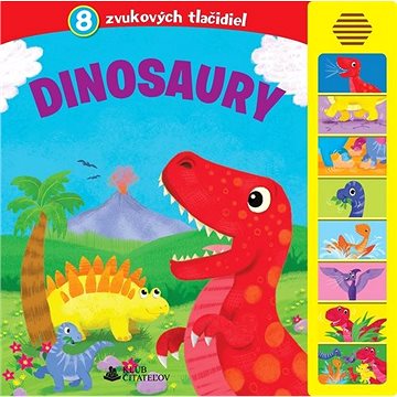 

Dinosaury: 8 zvukových tlačidiel