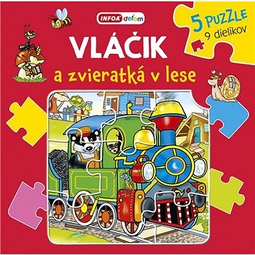 

Vláčik a zvieratká v lese: 5 puzzle 9 dielikov