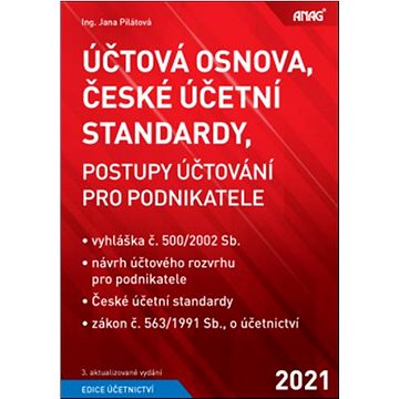 

Účtová osnova, České účetní standardy 2021: Postupy účtování pro podnikatele