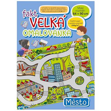 

Fakt velká omalovánka Město
