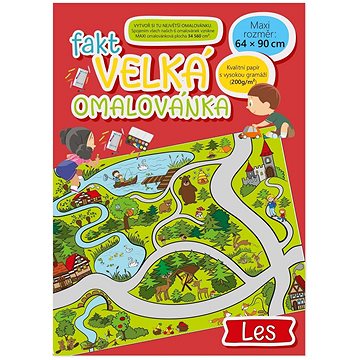 

Fakt velká omalovánka Les