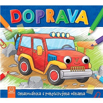 

Doprava: Omalovánka s pohyblivýma očkama