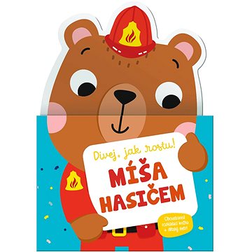 

Míša hasičem: Oboustranná rozkládací knížka + dětský metr!