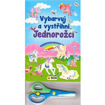 

Vybarvuj a vystřihni Jednorožci