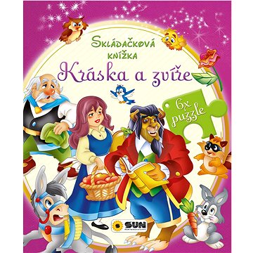 

Skládačková knížka Kráska a zvíře