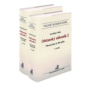 

Občanský zákoník I.: Obecná část (§ 1-654)