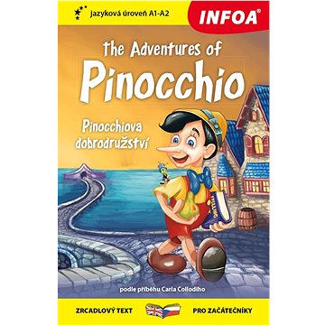 

The Adventures of Pinocchio/Pinocchiova dobrodružství: zrcadlový text pro začátečníky