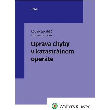 

Oprava chyby v katastrálnom operáte