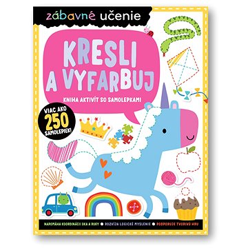 

Kresli a vyfarbuj: kniha aktivít so samolepkami