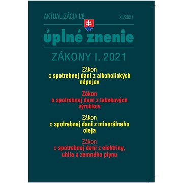 

Aktualizácia I/8 2021 – daňové a účtovné zákony