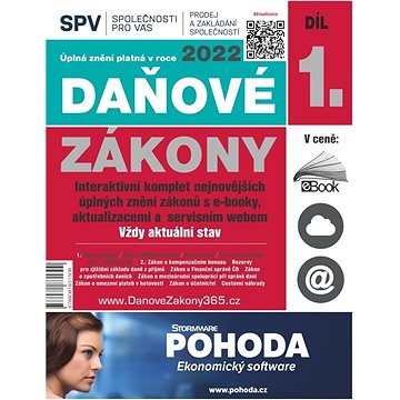 

Daňové zákony 2022: Úplná znění platná v roce 2022