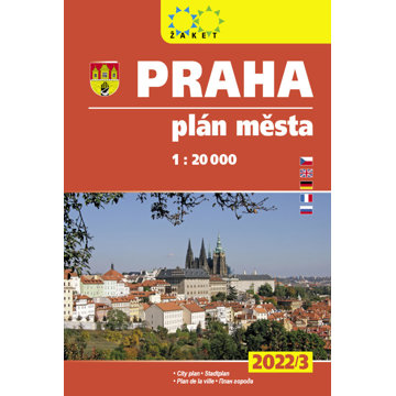 

Praha plán města: 1 : 20 000
