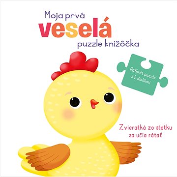

Moja prvá veselá puzzle knižôčka Zvieratká zo statku sa učia rátať