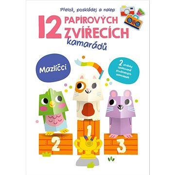 

12 papírových zvířecích kamarádů Mazlíčci