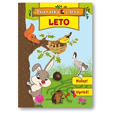 

Zvieratká z lesa Leto: Nalep! Vyrieš!