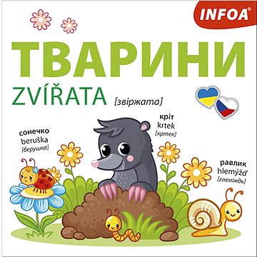

Ukrajinsko-české leporelo Zvířata