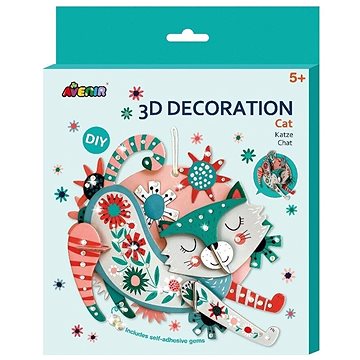 

3D dekorace velká Kočka