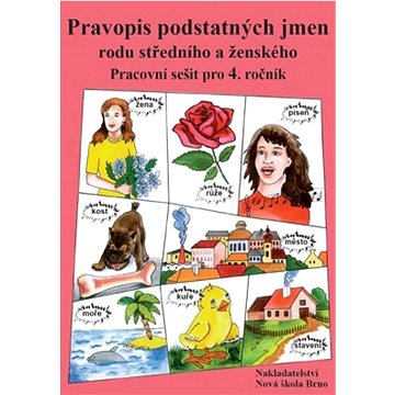 

Pravopis podstatných jmen rodu středního a ženského: Pracovní sešit pro 4. ročník