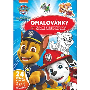 

Omalovánky se samolepkami Tlapková patrola
