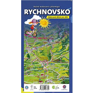 

Ručně malovaná cyklomapa Rychnovsko: Malované dětmi pro děti