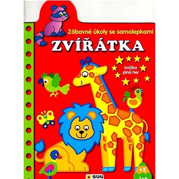 

Zábavné úkoly se samolepkami ZVÍŘÁTKA: knížka plná her
