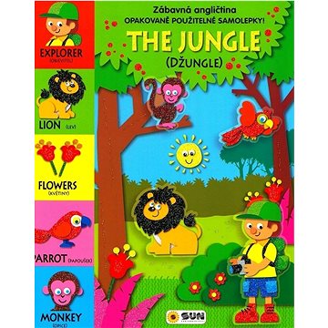 

Zábavná angličtina The Jungle: Opakovaně použitelné samolepky