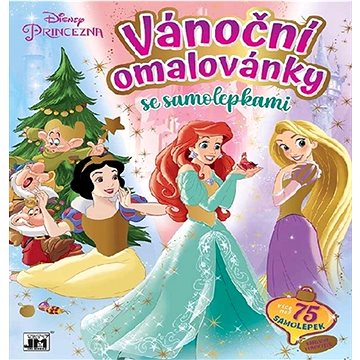 

Vánoční omalovánky Princezna: se samolepkami