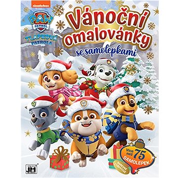 

Vánoční omalovánky Tlapková patrola: se samolepkami