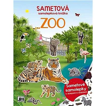 

Sametová samolepková knížka ZOO