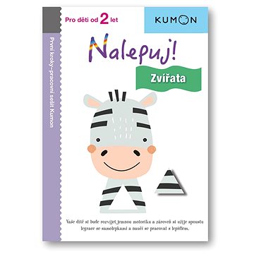 

Nalepuj! Zvířata: Pro děti od 2 let, Pracovní sešit Kumon