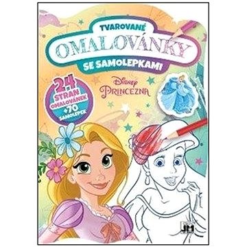 

Tvarované omalovánky Princezny: se samolepkami