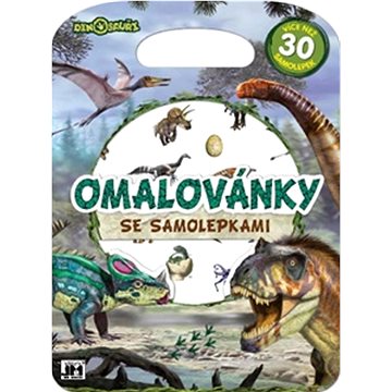 

Omalovánky se samolepkami Dino