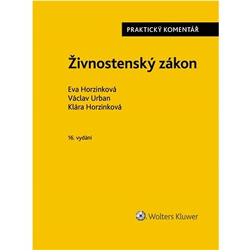 

Živnostenský zákon Praktický komentář