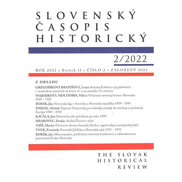 

Slovenský časopis historický 2/2022