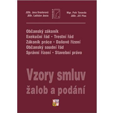 

Vzory smluv, žalob a podání 2022 + editovatelné CD