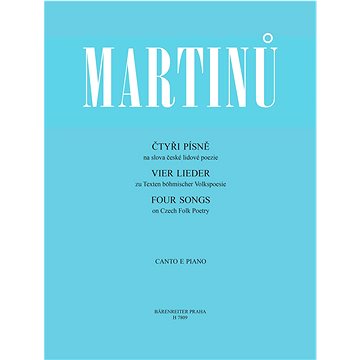 

Čtyři písně na slova české lidové poezie