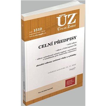 

ÚZ 1510 Celní předpisy