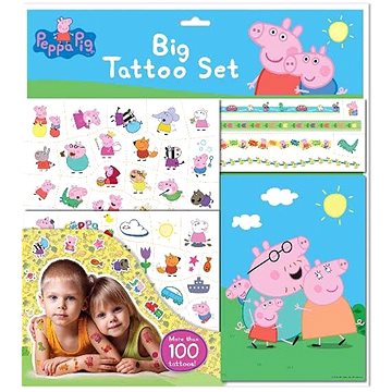 

Jiri Models Velký set s tetováním Prasátko Peppa