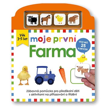 

Moje první Farma: věk 3-5 let, zábavná pomůcka pro předškolní děti s aktivitami na přiřazování