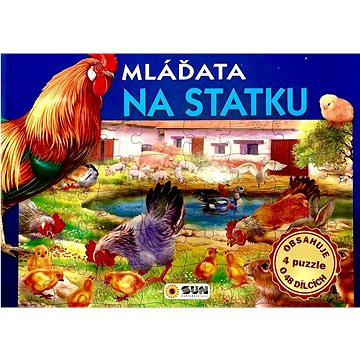

Mláďata na statku: Obsahuje 4 puzzle o 48 dílcích