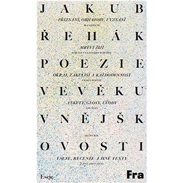 

Poezie ve věku vnějškovosti: Eseje, recenze a jiné texty z let 2007–2022