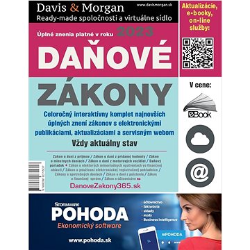 

Daňové zákony 2023: Úplné znenie platné v roku 2023