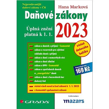 

Daňové zákony 2023: úplná znění k 1. 1. 2023