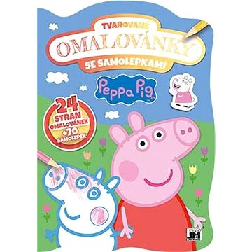 

Tvarované omalovánky Prasátko Peppa