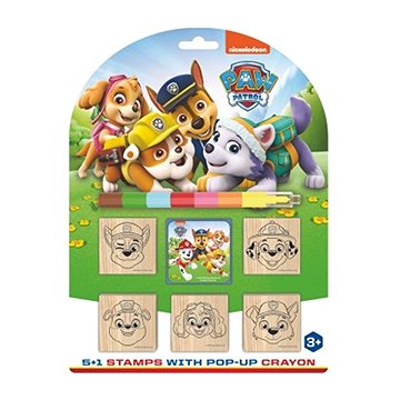 Razítka 5+1 s voskovkou Tlapková patrola II