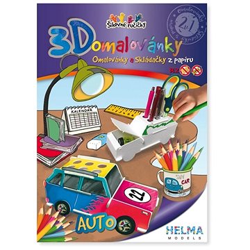 3D omalovánky Auto
