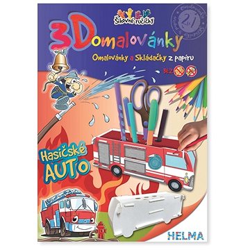 3D omalovánky Hasičské auto
