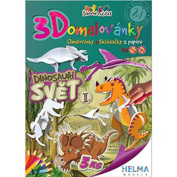 

3D omalovánky Dinosauří svět II.